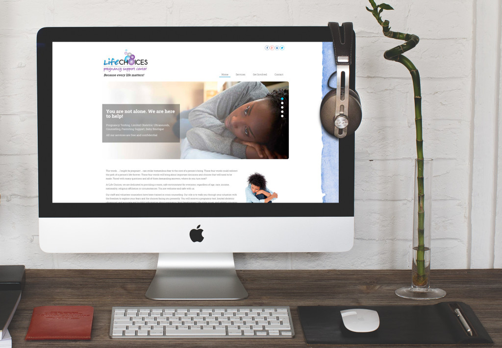 Life Choices Local Nonprofit Website Design